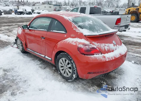 2017 Volkswagen Beetle #Pinkbeetle/1.8T Classic/1.8T S from USA, damaged, VIN 3VWF17AT1HM610309